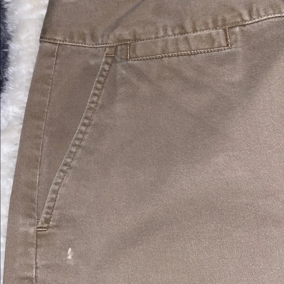 Vintage Talbots khaki Lycra midi skirt Sz 8 - Picture 14 of 15